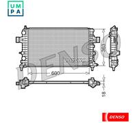 RADIATOR ENGINE COOLING DRM20103 FOR VAUXHALL ZAFIRA/Mk/II ASTRAVAN OPEL 4cyl