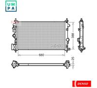 RADIATOR ENGINE COOLING DRM20109 FOR CHEVROLET OPEL INSIGNIA/Sports/Tourer 2.0L
