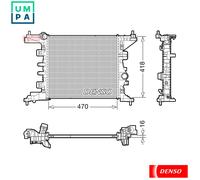 DENSO DRM20121 Engine radiator