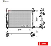 New Radiator, engine cooling for DACIA RENAULT:LODGY,DUSTER,CLIO IV,CAPTUR I