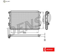 Radiator fits VW TOURAN 1T 1.2 1.4 1.9D 03 to 15 Denso 1K0121251AT 1K0121251H
