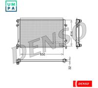 RADIATOR ENGINE COOLING DRM32016 FOR VW BAG/BLF/BLP 1.6L 4cyl GOLF V