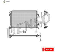 RADIATOR ENGINE COOLING DRM32016 FOR VW BAG/BLF/BLP 1.6L 4cyl GOLF V