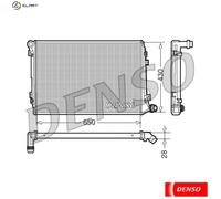 RADIATOR ENGINE COOLING DRM32037 FOR SKODA OCTAVIA/II/Combi LAURA VW BORA 2.0L