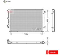 DENSO DRM32041 Engine radiator