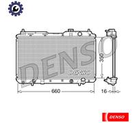 DENSO DRM40010 Engine radiator