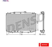 RADIATOR ENGINE COOLING DRM40024 FOR HONDA ACCORD/VII/Tourer/EURO 2.4L 4cyl