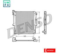Denso DRM45017 Engine Cooling Radiator