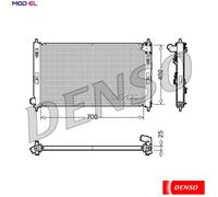 RADIATOR ENGINE COOLING DRM45032 FOR MITSUBISHI OUTLANDER/SPORT/II/SUV ASX 2.0L