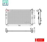DENSO DRM45050 Engine radiator
