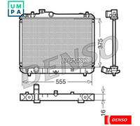 RADIATOR ENGINE COOLING DRM47008 FOR SUZUKI M13A 1.3L Z 13 DTJ/D13A 1.2L 4cyl
