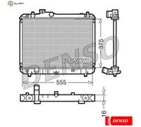 RADIATOR ENGINE COOLING DRM47008 FOR SUZUKI M13A 1.3L Z 13 DTJ/D13A 1.2L 4cyl