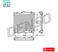 RADIATOR ENGINE COOLING DRM47014 FOR SUZUKI JIMNY/Closed/Off-Road/Vehicle 1.3L