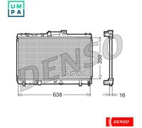 New Radiator, engine cooling for TOYOTA:COROLLA,COROLLA VII,CELICA Coupe