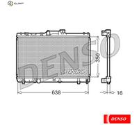 New Radiator, engine cooling for TOYOTA:COROLLA,COROLLA VII,CELICA Coupe