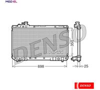 RADIATOR ENGINE COOLING DRM50020 FOR TOYOTA RAV/4/ 3S-FE 2.0L 4cyl RAV 4 I