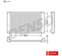 DENSO DRM50076 Radiator, engine cooling for TOYOTA