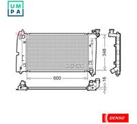 RADIATOR ENGINE COOLING DRM50085 FOR TOYOTA COROLLA/SPACIO/Verso/ALTIS/FIELDER