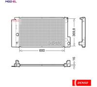 DENSO DRM50126 Engine radiator