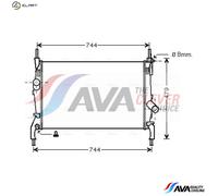 AVA Coolant Radiator FD2404 for FORD TRANSIT 260 (2006) 2.2 TDCI etc