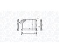 RADIATOR ENGINE COOLING FITS: ALFA ROMEO GIULIA 2.9 QUADRIFOGLIO /2.2 D /2.2