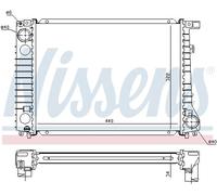RADIATOR ENGINE COOLING FITS: BMW 3 SEDAN 320 I/325 I X/325 I.BMW 3 TOURING 3