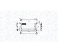RADIATOR ENGINE COOLING FITS: FITS FOR FIAT DUCATO BUS 150 MULTIJET 23 D/150