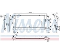 RADIATOR ENGINE COOLING FITS: FITS FOR NISSAN LEAF ZE1 ELECTRIC I