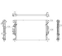 RADIATOR ENGINE COOLING FITS: FORD FUSION V SALOON 2.0 HYBRID/2.5/1.0 ECOBOOS
