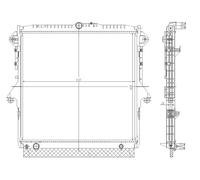 RADIATOR ENGINE COOLING FITS: FORD RANGER SUV 2.2 TDCI/2.2 TDCI 4X4/3.2 TDCI