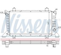 RADIATOR ENGINE COOLING FITS: FORD TRANSIT BUS 2.5 DI /2.5 DI /2.5 TD .FORD T