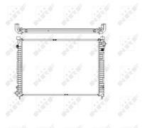 RADIATOR ENGINE COOLING FITS: LAND ROVER FREELANDER I 1.8 I 16V 4X4/1.8 16V 4