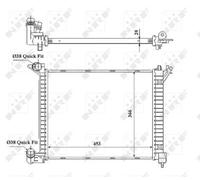 RADIATOR ENGINE COOLING FITS: MINI MINI R50 R53 ONE D I