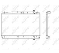 RADIATOR ENGINE COOLING FITS: TOYOTA VERSO SPORTVAN 2.0 D .TOYOTA IPSUM 2.0 D