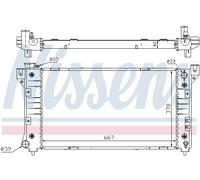 NISSENS 60999A Radiator, engine cooling for CHRYSLER,DODGE,PLYMOUTH