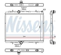 NISSENS 636029 Engine radiator