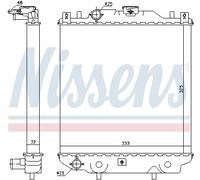 NISSENS 64174A Engine radiator