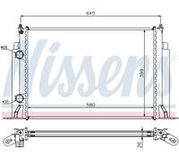 NISSENS 61885A Engine radiator