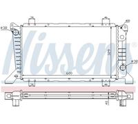 NISSENS 62241A Engine radiator