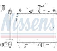 Radiator, engine cooling for HYUNDAI:TB,GETZ,CLICK,GETZ PRIME 253101C600