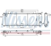 Radiator, engine cooling for JEEP:CHEROKEE,WAGONEER,CHEROKEE SUV 52029100