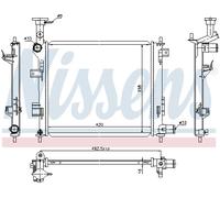 New Radiator, engine cooling for KIA:MORNING,PICANTO,MORNING II 253101Y000
