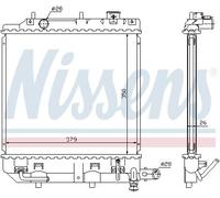 NISSENS 62459 Engine radiator