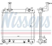 NISSENS 641762 Engine radiator