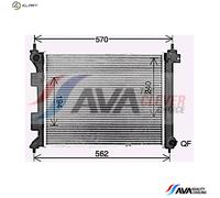 RADIATOR ENGINE COOLING HY2479 FOR HYUNDAI i20/Hatchback/Van/CROSS/ACTIVE 1.1L
