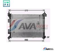 RADIATOR ENGINE COOLING HY2479 FOR HYUNDAI i20/Hatchback/Van/CROSS/ACTIVE 1.1L