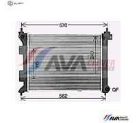 AVA COOLING SYSTEMS HY2479 Engine radiator