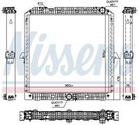 Radiator, engine cooling NISSENS 67192