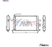AVA COOLING SYSTEMS OLA2294 Engine radiator