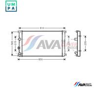 PRASCO RTA2276 Engine radiator